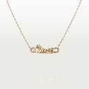 Panther Pendant Necklace Yellow Gold Diamonds DN2029 - TUZZUT Qatar Online Shopping