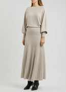 Ribbed-Knit Maxi Dress 172242 - TUZZUT Qatar Online Shopping