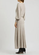Ribbed-Knit Maxi Dress 172242 - TUZZUT Qatar Online Shopping