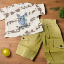 Children Boy Shorts Sleeve T-Shirt And Short Pants1494657 - TUZZUT Qatar Online Shopping