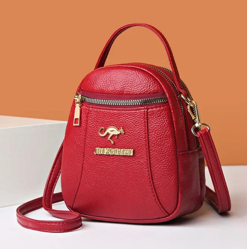 Women Small Crossbody Bag Mini Shoulder Messenger Bag Soft PU Phone Bag Luxury Designer Multispace Change Bag - 346152