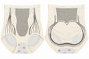 Women’s Cream High-Waisted Double-Layer Shaping Panty – L