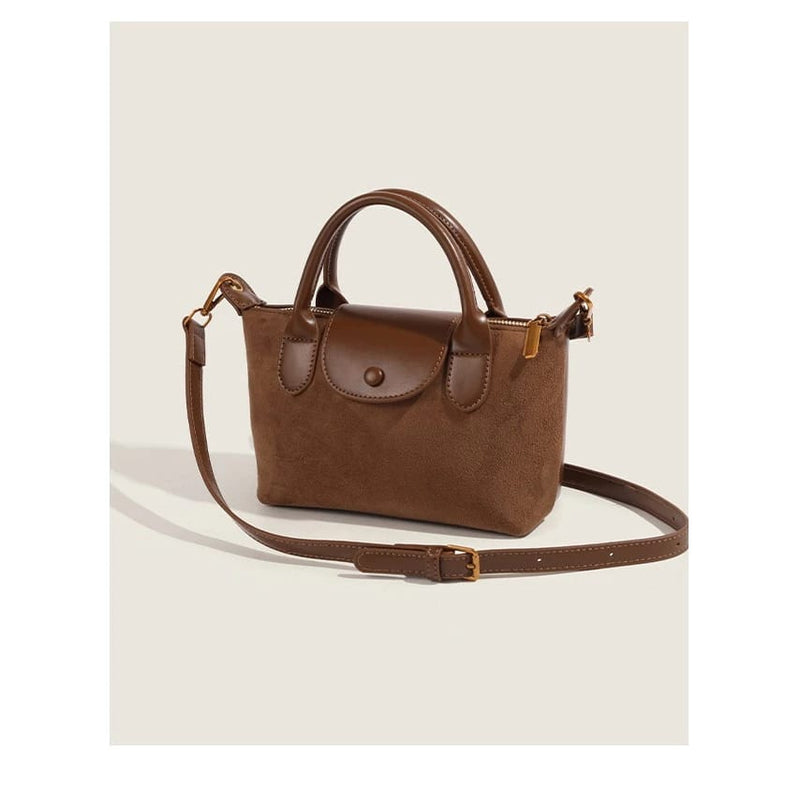 Women PU Shoulder Bag, Stitched Handbag with Brooch   472783 - TUZZUT Qatar Online Shopping