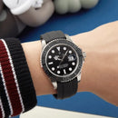 Yacht-Master Oysterflex Black Dial RLX983 - TUZZUT Qatar Online Shopping