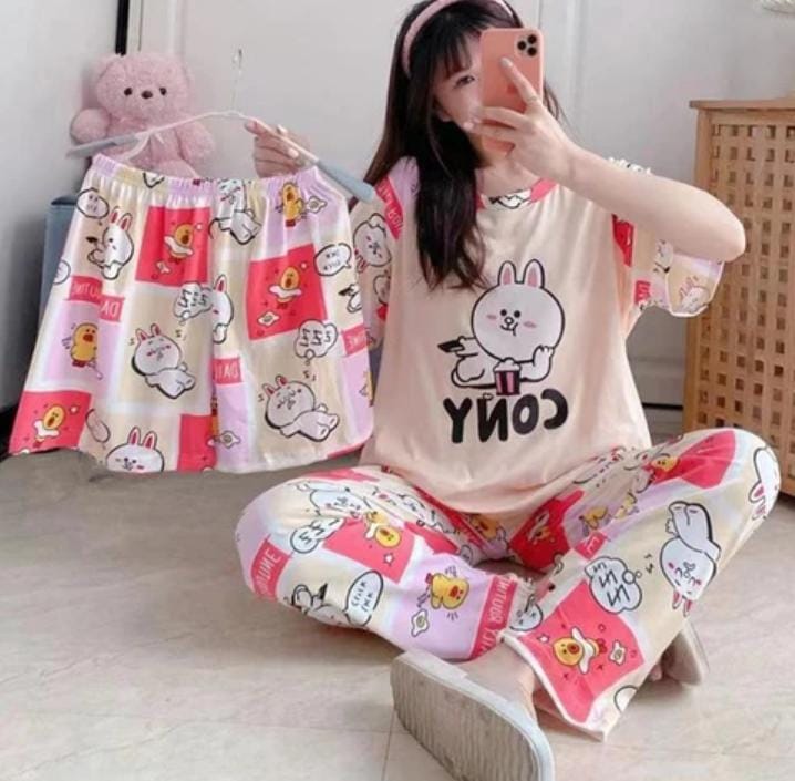 Women Sleepwear Wholesale Summer Fashion Printed 2Pieces Set Short Sleeve Woman Pajamas S279100 Women Sleepwear Wholesale Summer Fashion Printed 2Pieces Set Short Sleeve Woman Pajamas S279100