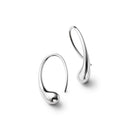 Teardrop Silver Earrings ER555 - TUZZUT Qatar Online Shopping