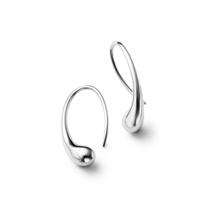 Teardrop Silver Earrings ER555 - TUZZUT Qatar Online Shopping