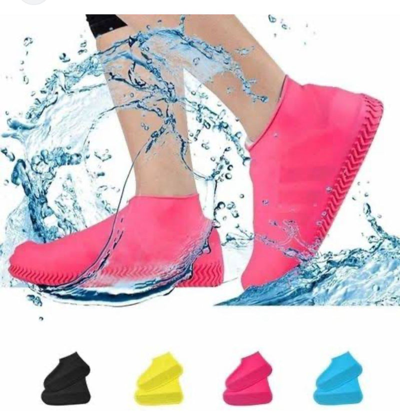 1pair Waterproof Silicone Shoe Covers 73863 - TUZZUT Qatar Online Shopping