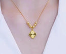 Four-Leaf Clover Pendant Necklace PN332 - TUZZUT Qatar Online Shopping