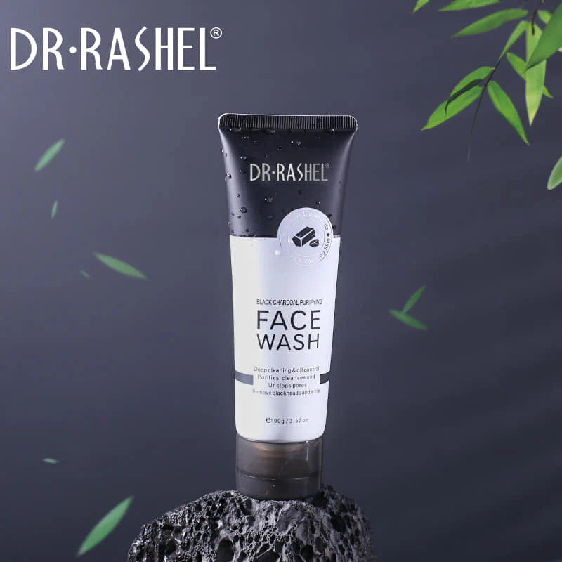 Dr.Rashel Black Charcoal Purifying Face Wash - 100g DRL-1726