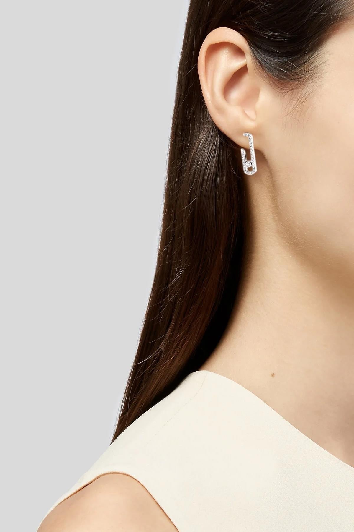 Zircon Solitaire Paperclip Nail Earring S4275483 Zircon Solitaire Paperclip Nail Earring S4275483