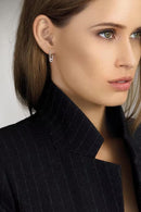 Zircon Solitaire Paperclip Nail Earring S4275483