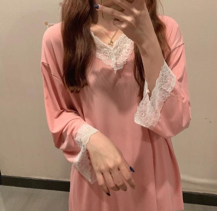 Women's Loose Pants Ladies Pajamas Homewear Suit 429751 Women's Loose Pants Ladies Pajamas Homewear Suit 429751