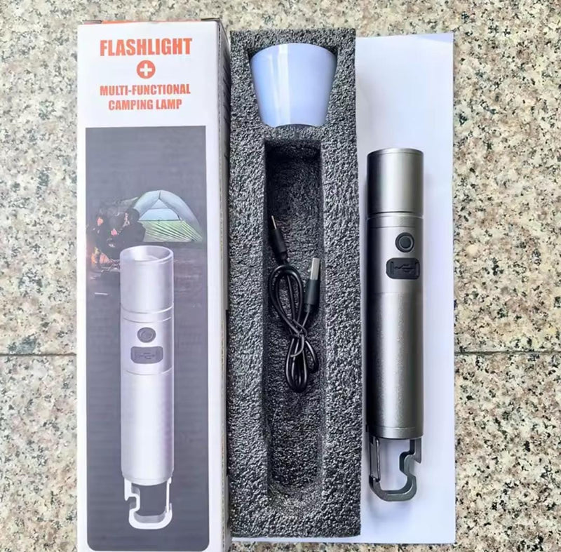 Torchlight Flashlight with Laser Pointer B-298015 - TUZZUT Qatar Online Shopping