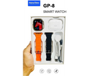 Haino Teko Germany GP8 Smart Watch Ultra with Two Set Strap and Bluetooth Wireless Earphone Combo - Tuzzut.com Qatar Online Shopping