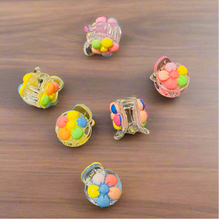 6pcs Hair Clips Flower Design Clips   1663565 - TUZZUT Qatar Online Shopping
