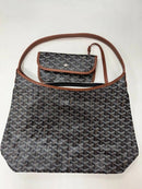 Large Capacity Faux Leather Hobo Tote Bag S5081560 - TUZZUT Qatar Online Shopping