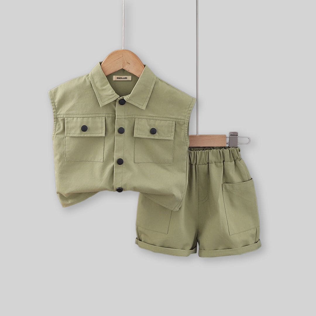 2pcs Boys Summer Shirt Set 1584382 2pcs Boys Summer Shirt Set 1584382
