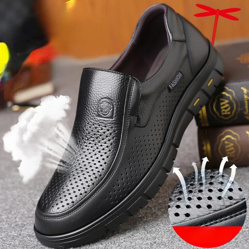 New Leather Casual Shoes for Men 39 - Tuzzut.com Qatar Online Shopping