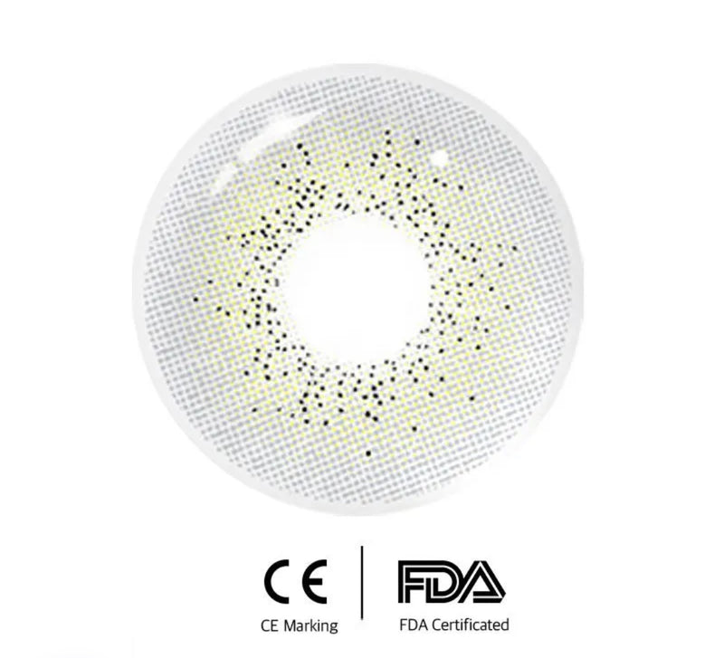 Unibling Ocean Cyan-Grey Contact Lenses for Eyes (1 Pair) - TUZZUT Qatar Online Shopping