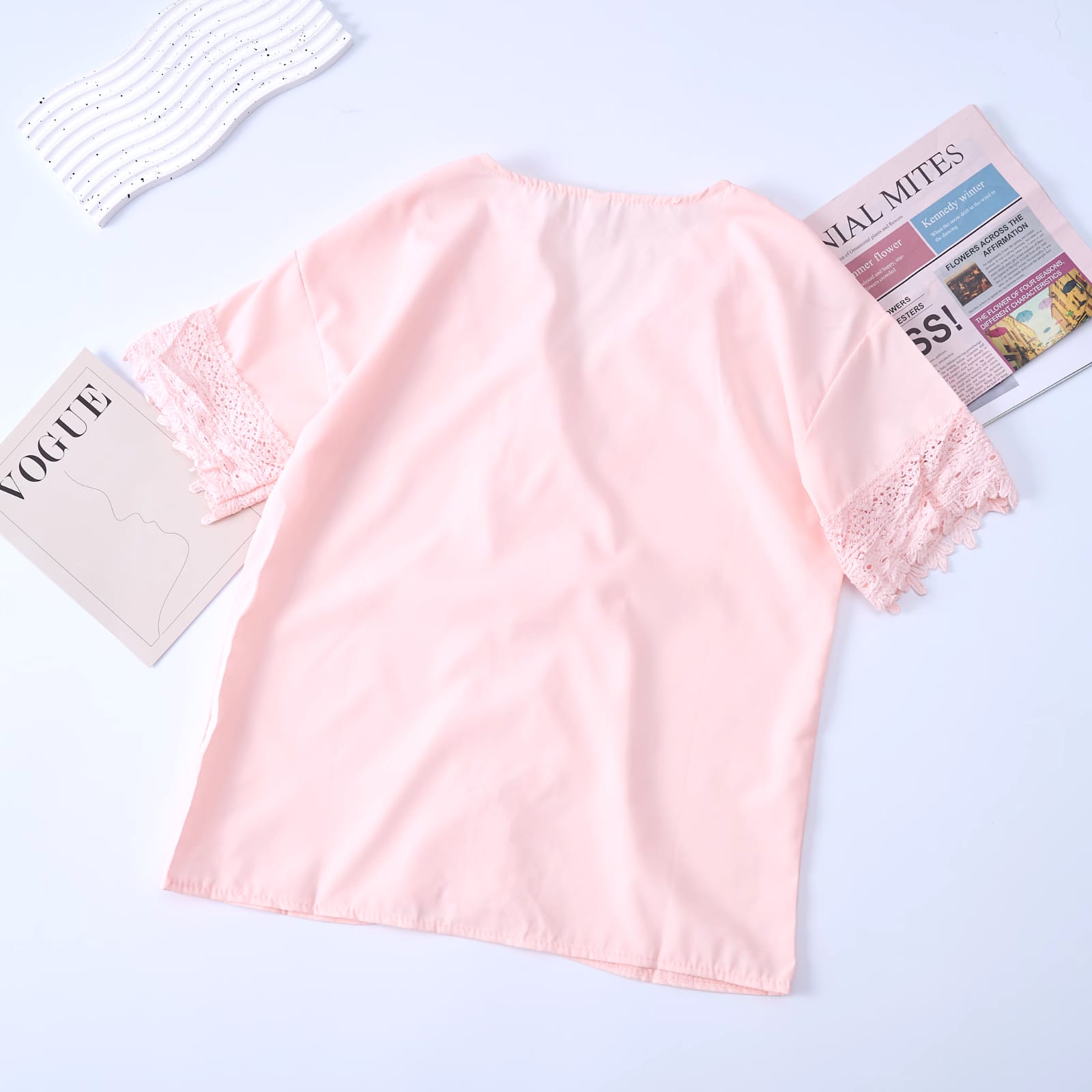 Women's Short Sleeve Solid Color Shirts & Blouses 229249 - M Women's Short Sleeve Solid Color Shirts & Blouses 229249 - M