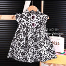 Baby Girls Printing Dresses Summer Soft Breathable Kids Girls Clothing   546874 - TUZZUT Qatar Online Shopping