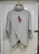 Asymmetrical Turtleneck Sweater X2947851 - TUZZUT Qatar Online Shopping