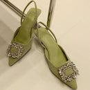 Women's Sandals Square Buckle Toe Shoes    S386997 - TUZZUT Qatar Online Shopping