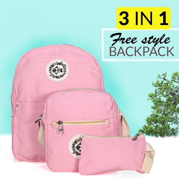 3 in 1 Freestyle Backpack BK32054 - TUZZUT Qatar Online Shopping