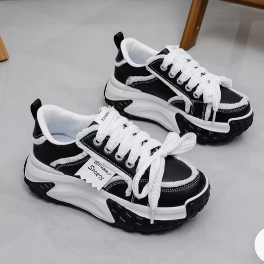 Thick Soled Athletic Casual Shoes YSG2622 Thick Soled Athletic Casual Shoes YSG2622