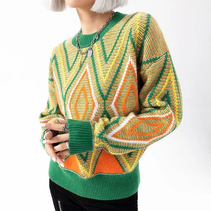 Thin Women's Sweaters Pullover Sweater Anti Pilling Full S4709677 - Tuzzut.com Qatar Online Shopping