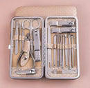 19pcs Nail Cutter Set Stainless Steel Nail Clippers Set 539522 - TUZZUT Qatar Online Shopping