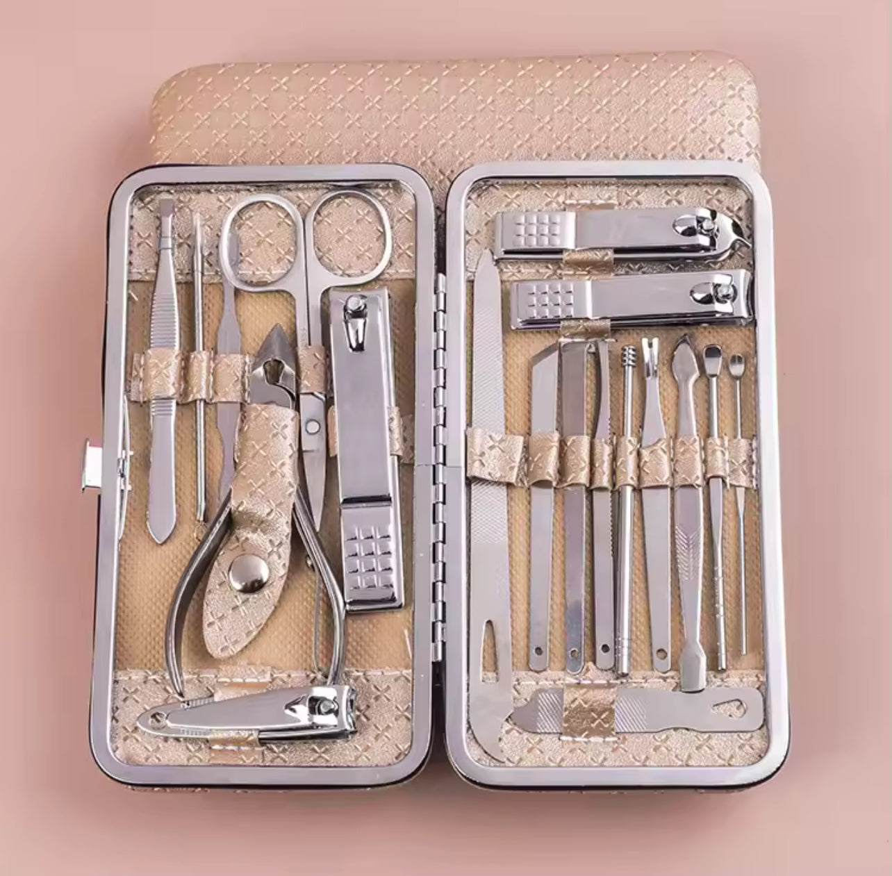 19pcs Nail Cutter Set Stainless Steel Nail Clippers Set 539522 19pcs Nail Cutter Set Stainless Steel Nail Clippers Set 539522