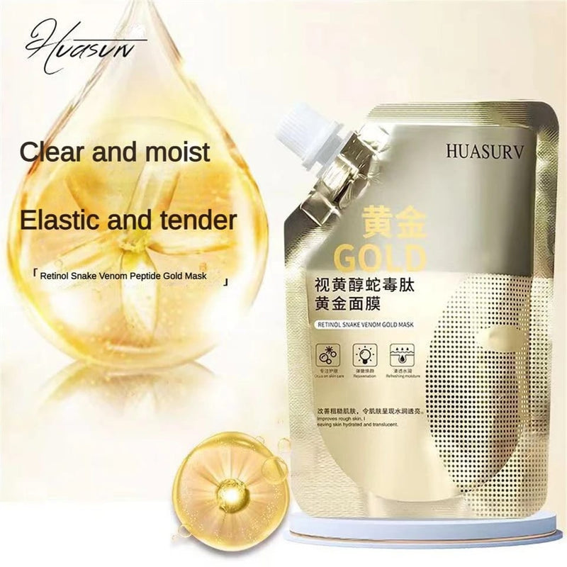 Retinol Gold Mask Deep Moisturizing Brightening Anti-aging Lifting Oil 100g - Tuzzut.com Qatar Online Shopping