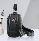 Large Capacity Multi-Pockets Leather Crossbody Bag B815 - TUZZUT Qatar Online Shopping