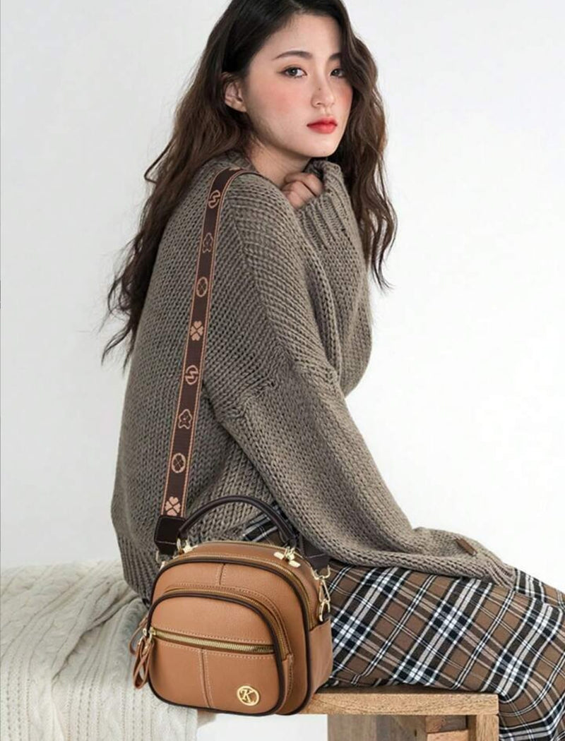 Elegant Adjustable Strap Shoulder Travel Bag K79829 - TUZZUT Qatar Online Shopping