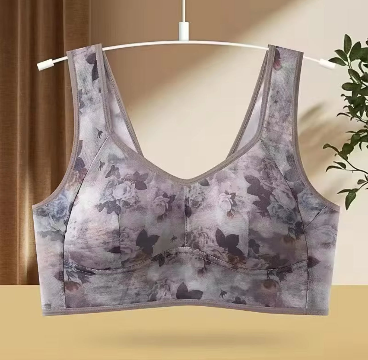 Wireless Lace Bras For Middle-aged Elderly Women Comfortable Bra - zp356 Wireless Lace Bras For Middle-aged Elderly Women Comfortable Bra - zp356