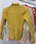 Autumn and Winter Slim Half Turtleneck Knitted Sweater Women Solid Color Thin Korean Pullover Thread Long Sleeve Basic Sweater X4341211 - Tuzzut.com Qatar Online Shopping