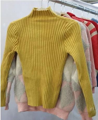 Autumn and Winter Slim Half Turtleneck Knitted Sweater Women Solid Color Thin Korean Pullover Thread Long Sleeve Basic Sweater X4341211 Autumn and Winter Slim Half Turtleneck Knitted Sweater Women Solid Color Thin Korean Pullover Thread Long Sleeve Basic Sweater X4341211