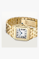 Luxury Yellow Gold Case Watch W1009 - TUZZUT Qatar Online Shopping
