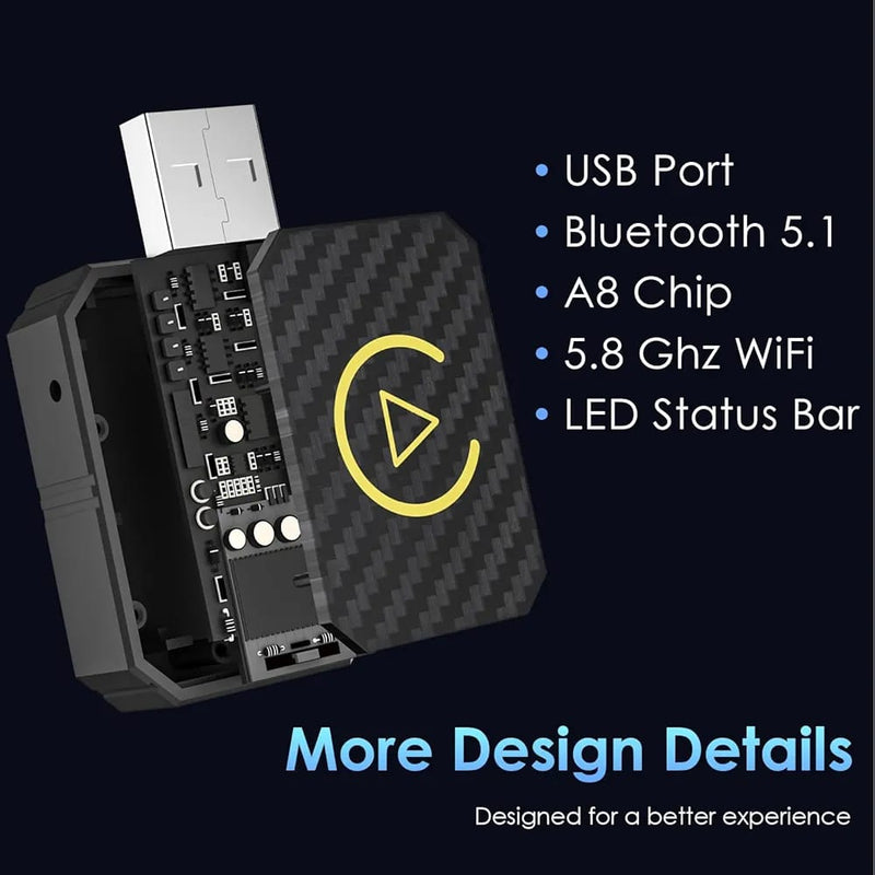 Wireless Carplay+Android Auto  B-356862 - TUZZUT Qatar Online Shopping