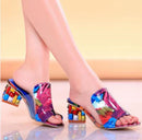 Woman Sandal Crystal Heel Women's Shoes  B56375 (39) - TUZZUT Qatar Online Shopping