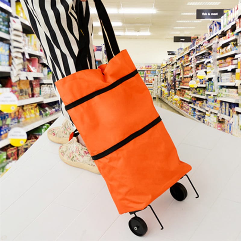 Foldable Shopping Large Reusable Hand Pull Cart Bag With Wheels S4341915 Foldable Shopping Large Reusable Hand Pull Cart Bag With Wheels S4341915
