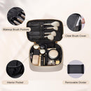 Leather Portable Makeup Travel Bag S5091154 - TUZZUT Qatar Online Shopping