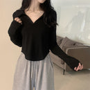 Women's Solid Color T-Shirts 323845 - S - TUZZUT Qatar Online Shopping