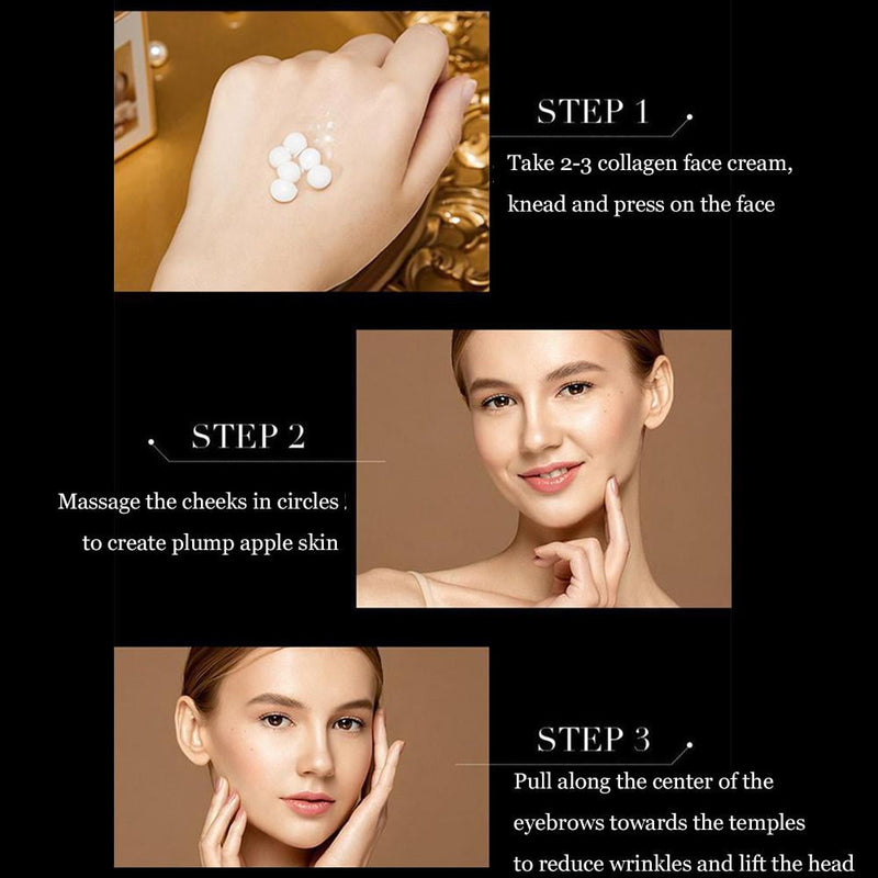 Collagen Cream Korean Brighten Cream Skin Moisturizing Firming Face Cream - TUZZUT Qatar Online Shopping