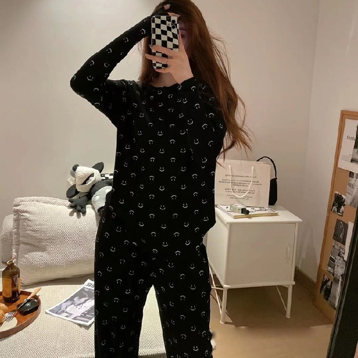 2 Pcs Women 's Long Sleeve Sleep Set M 453518 2 Pcs Women 's Long Sleeve Sleep Set M 453518