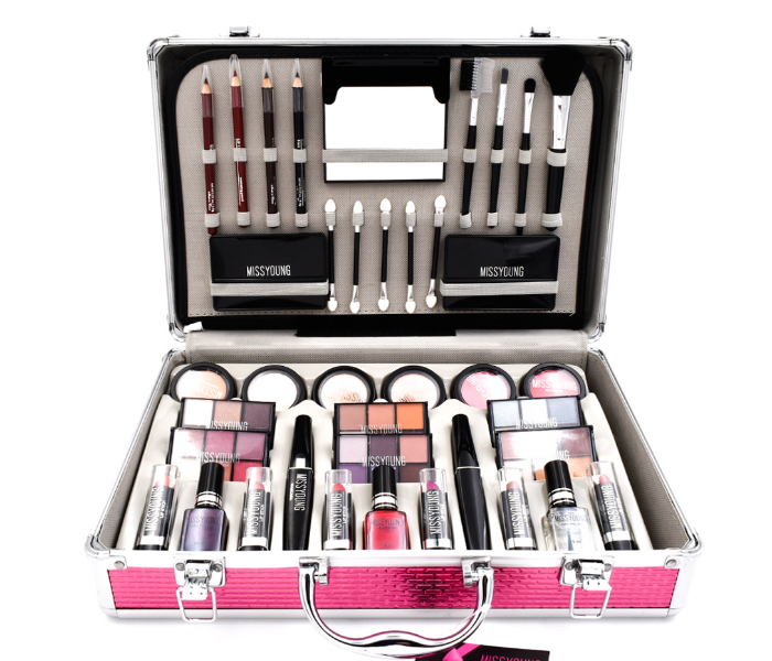 Miss Young MC-1156 Professional Cosmetics Makeup Kit with Suitcase - TUZZUT Qatar Online Shopping