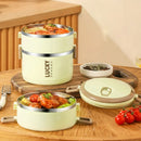 LUCKY Stainless Steel Insulated Lunch Box with Cover LB1000 - TUZZUT Qatar Online Shopping