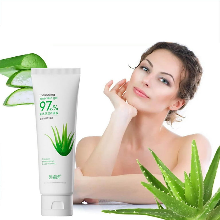 FAZIYAN Aloe Vera Gel Moisturizing Soothing Gel Cream 60g For Sunburn, Dry Skin, Acne, Irritation